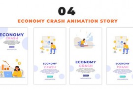 Economic Crash Vector Avatar Instagram Story 48655750