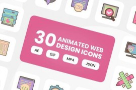 Animated Web Design Icons 42050463
