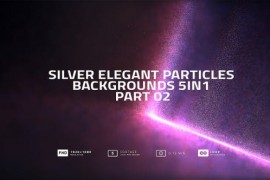 Double Colors Elegant Particles Backgrounds 5in1 Part 02 48093275
