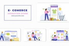 E- Commerce Animation Scene 46438179