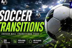 Free Download:Soccer Transitions Pack – Football Ball Sports Transitions for After Effects 63210812