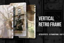 Free Download:Vertical Retro Frame Transitions 63429781