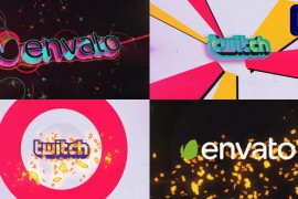 Colorful Dubstep Projection Logo for Premiere Pro 45938256
