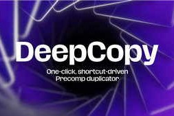 Free Download:Aescripts – DeepCopy v1.02