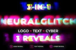 Free Download:3-in-1 Neural Glitch Reveal Pack 63990466