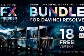 DaVinci Resolve FX Presets | Transitions, Effects, Titles, VHS, SFX 30888590
