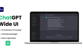 ChatGPT AI Chatbot Wide UI 47068299