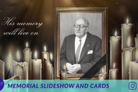 Memorial Slideshow and Cards 47021228