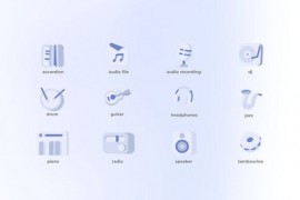 Music - Flat Icons 49203275