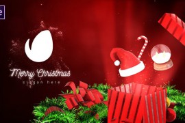 Christmas Gift Box Logo Reveal 42165047
