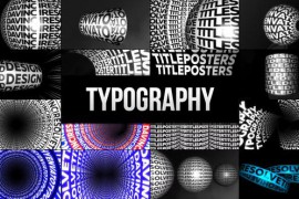 Typographic Kinetic Posters & Titles 32573724