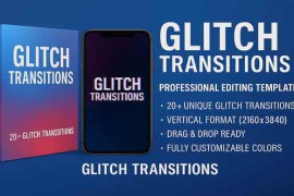 Free Download:Instagram Reels Glitch Transitions and Overlays Collection 58855298