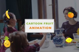 Cartoon Fruit 2D Elements Animation Scene 47251957