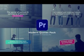 Modern Quotes | Premiere Pro 43007110