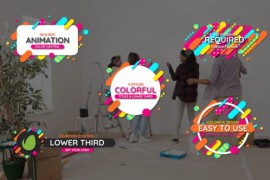Colorful Line Titles & Lower Third 41972162