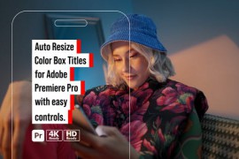 Auto Resize Color Box Titles for Premiere Pro 50744516