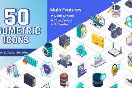 Isometric Icons - Database & Security 43420413