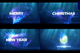 Merry Christmas Happy New Year Intro for Premiere Pro 49510380