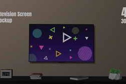 Free Download:Television Screen Mockup 58517350