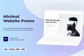 Minimal Website Promo - Laptop Mockup 29634467
