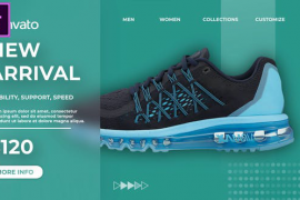 Sneakers Sale Product Promo | MOGRT 47180016