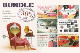 CreativeMarket – BUNDLE. Brushes for Procreate