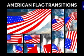 American Flag Transitions for After Effects 52466220