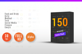 150 Animated Icons Big Pack 23098627