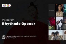 Instagram Rhythmic Opener Reel for FCPX 52212750