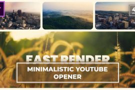 Minimalistic Opener | Split Screen | Multiscreen Slideshow MOGRT for Premier Pro 49930323