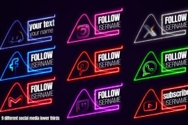 Social Lower Thirds 51951130