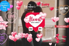 Heart Sale Labels 51341570