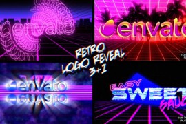 Retro Logo Reveal Pack Vol.1 19323162