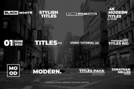 Modern Titles | FCPX 42856671