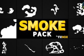 Cartoon Smoke Elements And Transitions | DaVinci Resolve 33303064