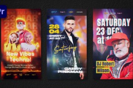 Instagram Reels Event Party Flyers. Part 3 | Premiere Pro 52252131
