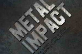 Bluezone Metal Impact Sound Effects WAV AiFF-AUDIOSTRiKE