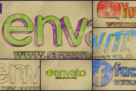 Pencil Drawing Logo Reveal 44545700