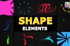 Flying Shapes | FCPX 28872441