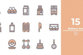 Bakery Icon Premiere Pro 50254609
