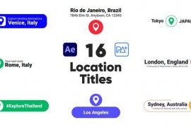 Location Titles For After Effects 50154507