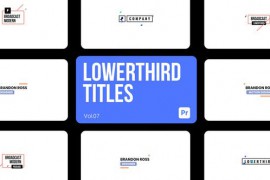 Lowerthird Titles 07 for Premiere Pro 44541567