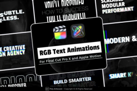 RGB Text Animations For Final Cut Pro X 50631145