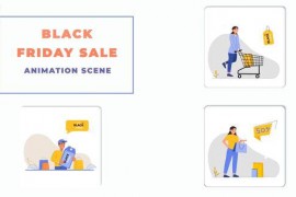 Premiere Pro Black Friday Sale Scene Animation 44141240