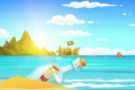 animated cartoon ocean landscape 44354993
