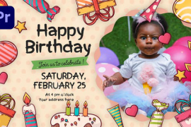 Happy Birthday Intro (MOGRT) 45714972