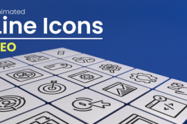 50 Animated SEO Line Icons 46550116