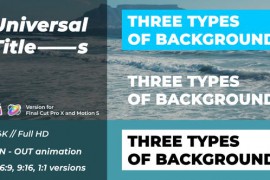Universal Titles | Final Cut Pro X 45466213
