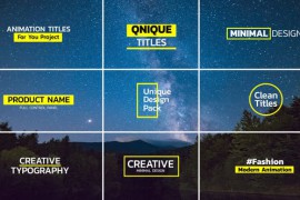 Bold Titles | After Effects 45653761