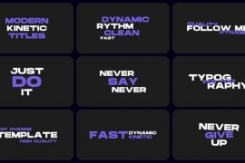 Kinetic Text Titles | FCPX & Apple Motion 47932162
